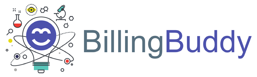 Billing Buddy logo, back to the homepage